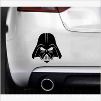 DARTH VADER Star Wars CAR VAN WALL WINDOW FURNITURE LAPTOP VINYL STICKER IN BLACK